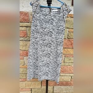 Calvin‎ Klein Tweed Sleeveless Sheath Cocktail career office Women's dress